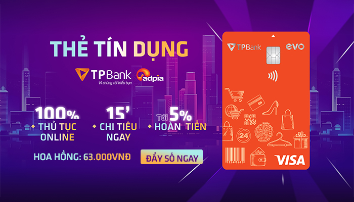 Thẻ tín dụng TPBank EVO