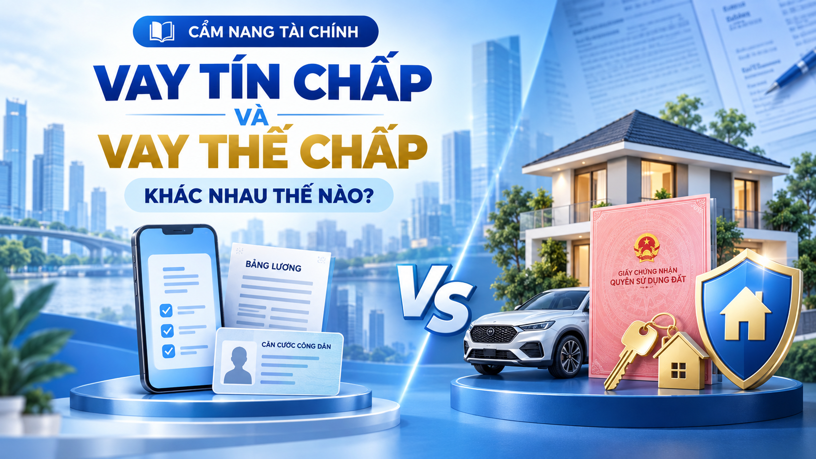 Vay tín chấp và vay thế chấp khác nhau như thế nào?